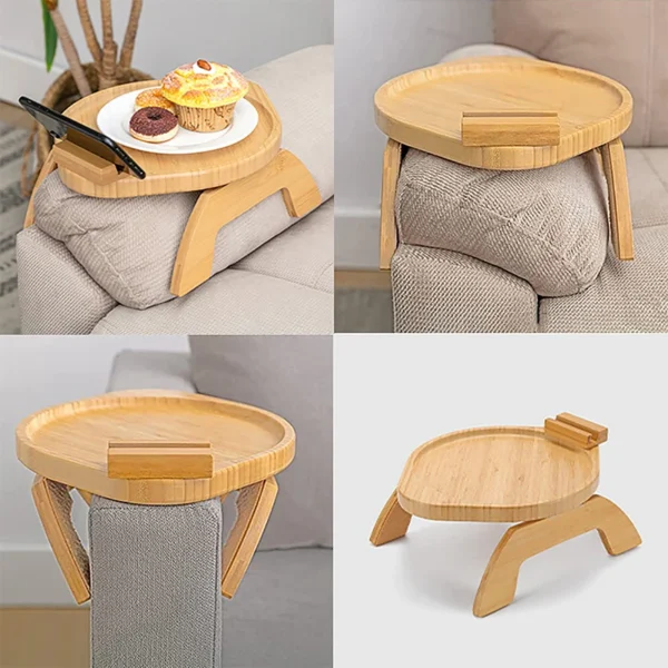 Table plateau canapé bambou - Accessoire canapé lit – Image 3
