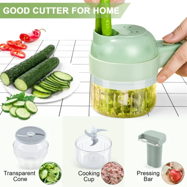 Hachoir rechargeable de cuisine